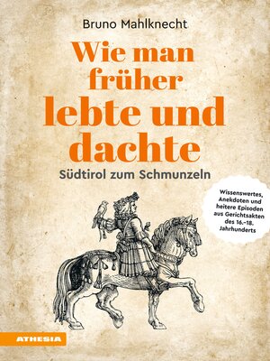 cover image of Wie man früher lebte und dachte